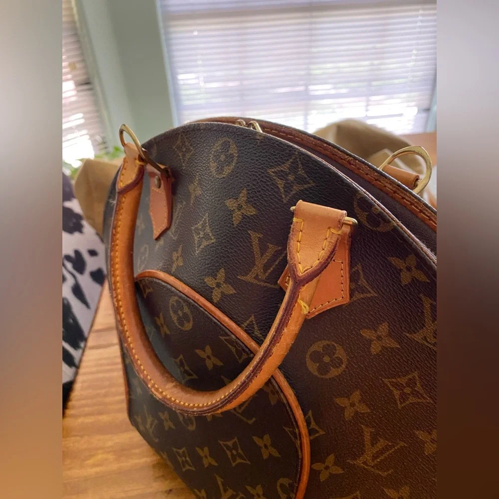 Authentic Louis Vuitton Ellipse MM handbag brown Monogram - Picture 3 of 15